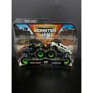 NEW-Monster Jam Official Grave Digger Vs. Avenger Die-Cast Monster Trucks
